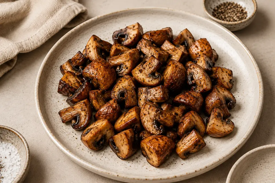 Champignons poêlés
