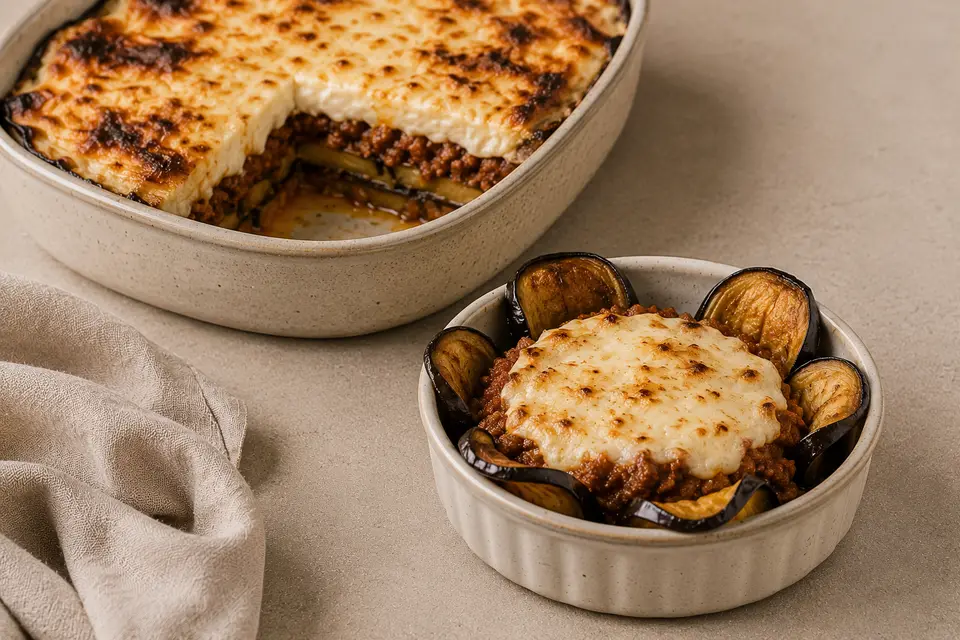 Moussaka en fleur