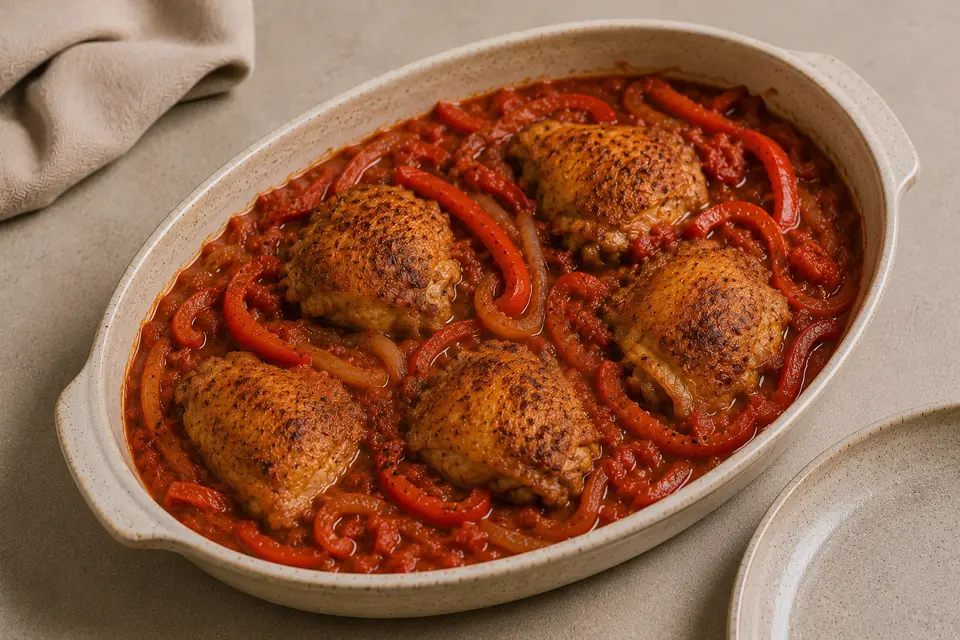 Poulet basquaise